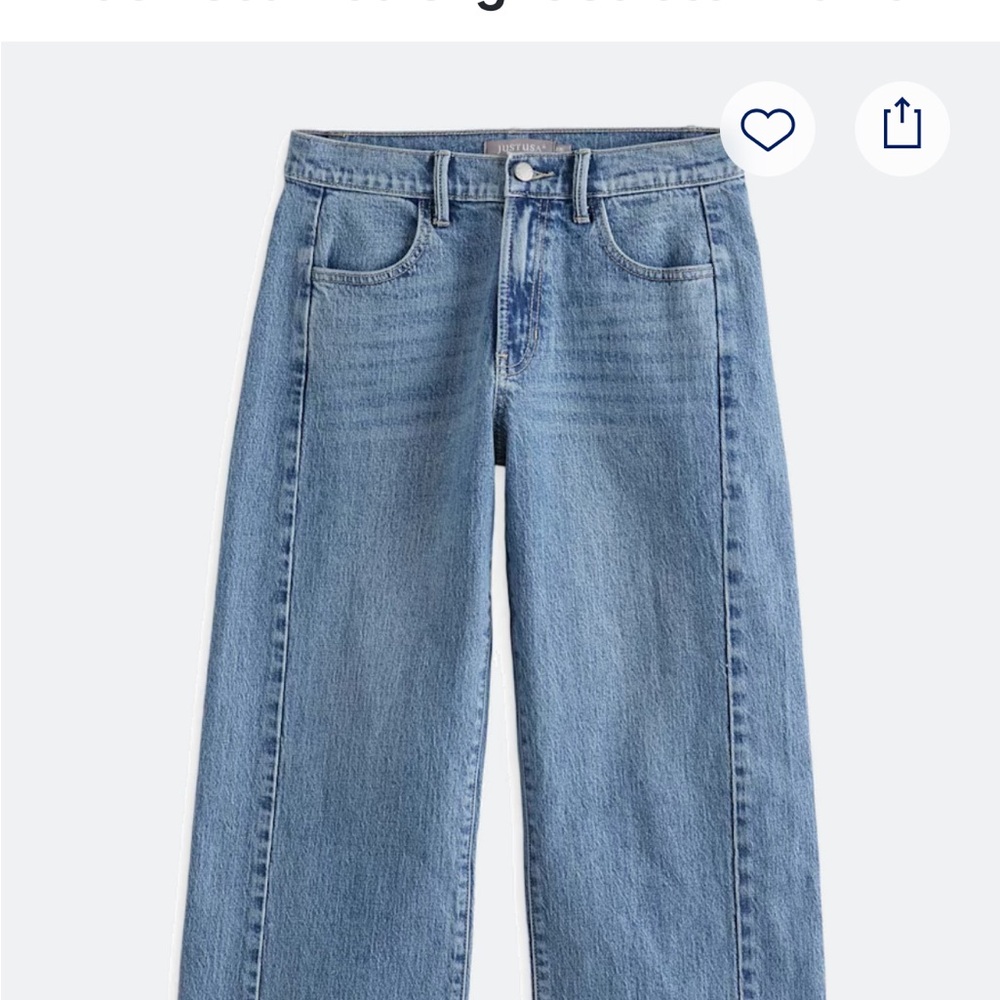 Just USA Light Blue Straight Leg Jeans